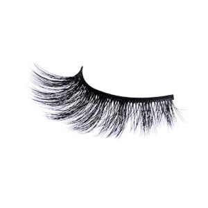 High-quality luxury false eyelash featuring a dramatic design for enhanced volume and length, perfect for makeup enthusiasts.