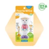 Pearlie White BrushCare Kids toothbrush with compact rounded head and pop-up feet, BPA-free for children ages 3 and up.