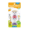 Pearlie White BrushCare Kids toothbrush with soft bristles and rounded head, designed for children aged 3 and up, BPA-free.