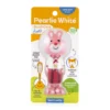 Pearlie White Kids toothbrush featuring a bunny design with extra soft bristles, compact rounded head, and pop-up feature for ages 3 and up.