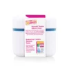 DentureFit denture adhesive cream and cleansing tablets in a compact container, designed for secure denture wear and cleaning.