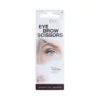 Depend Eyebrow Scissors with uniquely angled blades for precise eyebrow grooming, ideal for achieving a polished look.