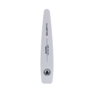 SalonPro 100/180 grit nail buffer for smoothing and shaping nails. Essential tool for nail care and manicure.