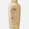 Fair and White Gold Ultimate Shampoo bottle for hair care, designed to nourish and enhance hair texture with a luxurious formula.