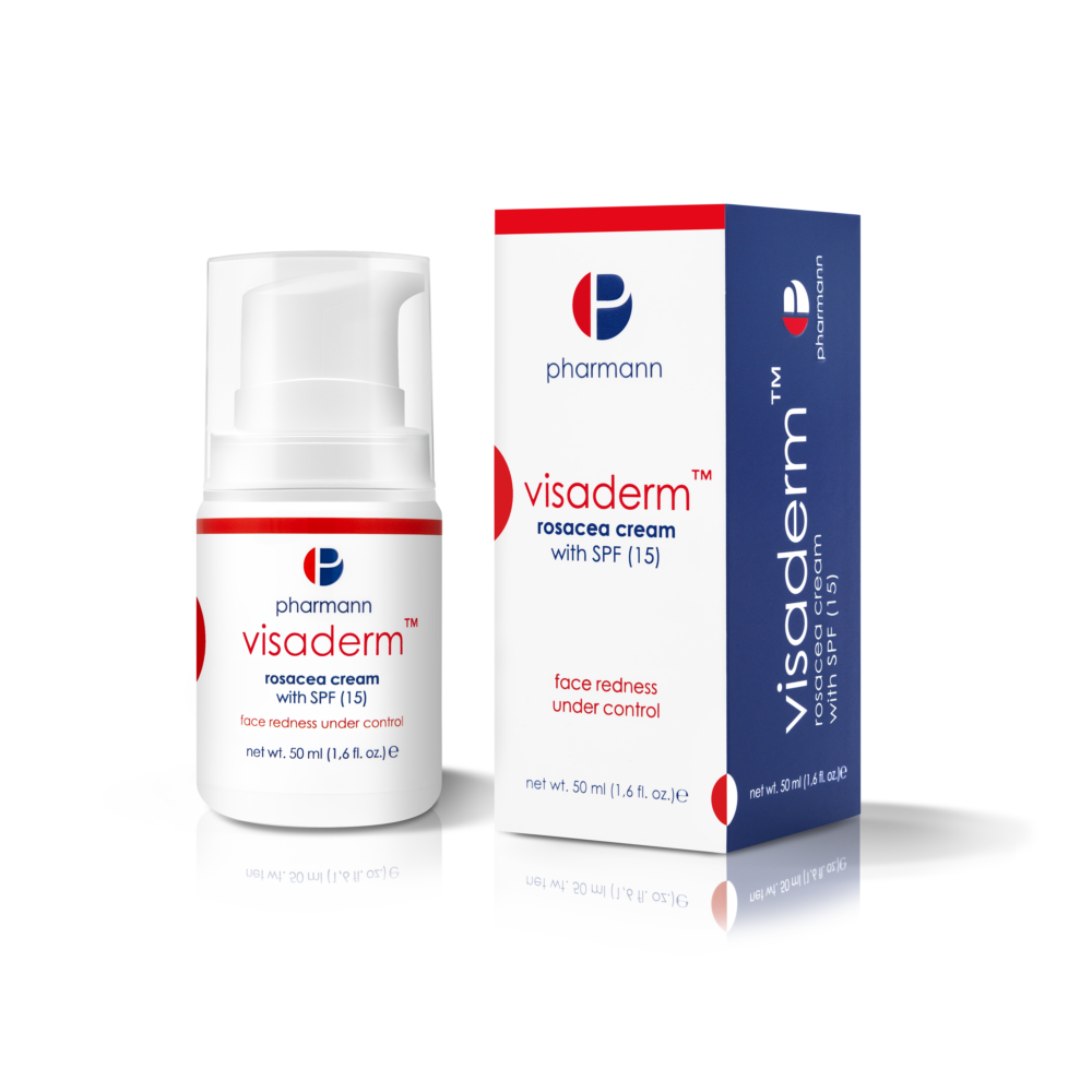 Rosacea Cream for Sensitive Skin | Visaderm™ SPF 15