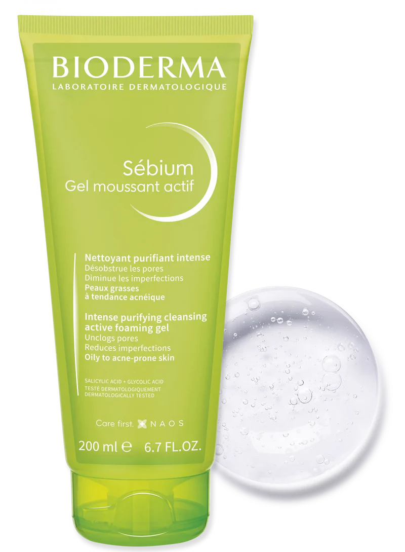 Bioderma Sebium Gel Moussant Actif | For Acne-Prone Skin